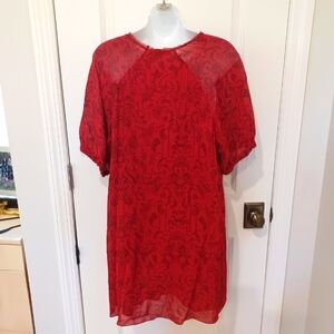 Iro Red Mini Dress, size 40/8